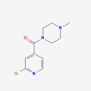 molecular formula C11H14BrN3O B3087843 (2-Bromopyridin-4-YL)(4-methylpiperazin-1-YL)methanone CAS No. 1177564-35-0