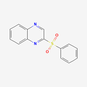 molecular formula C14H10N2O2S B3087849 2-(苯磺酰基)喹喔啉 CAS No. 117764-55-3