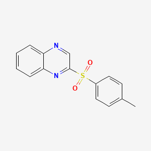 molecular formula C15H12N2O2S B3087852 2-[(4-Methylphenyl)sulfonyl]quinoxaline CAS No. 117764-56-4