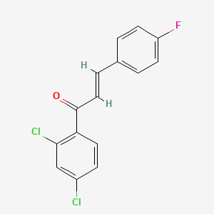 (2E)-1-(2,4-Dichlorophenyl)-3-(4-fluorophenyl)prop-2-en-1-one
