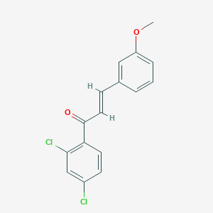 (2E)-1-(2,4-Dichlorophenyl)-3-(3-methoxyphenyl)prop-2-en-1-one