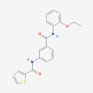N-{3-[(2-ethoxyanilino)carbonyl]phenyl}-2-thiophenecarboxamide