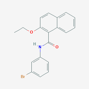 molecular formula C19H16BrNO2 B308801 N-(3-bromophenyl)-2-ethoxy-1-naphthamide 