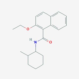 molecular formula C20H25NO2 B308805 2-ethoxy-N-(2-methylcyclohexyl)-1-naphthamide 