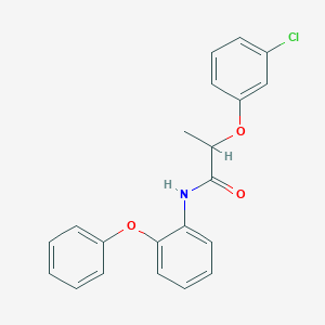 2-(3-chlorophenoxy)-N-(2-phenoxyphenyl)propanamide
