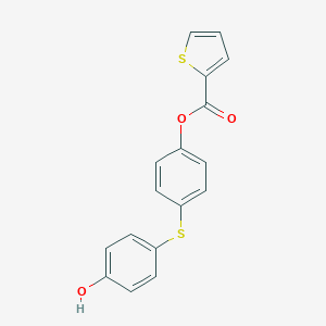 4-[(4-Hydroxyphenyl)sulfanyl]phenyl 2-thiophenecarboxylate