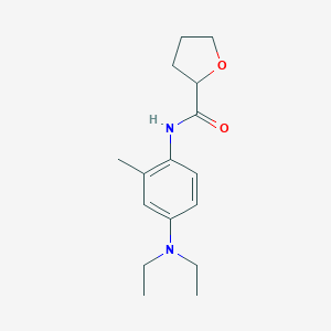 molecular formula C16H24N2O2 B308817 N-[4-(diethylamino)-2-methylphenyl]tetrahydro-2-furancarboxamide 