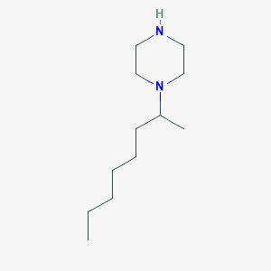 molecular formula C12H26N2 B3088212 1-(Octan-2-yl)piperazine CAS No. 1183602-56-3