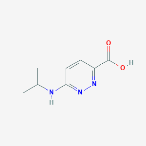 molecular formula C8H11N3O2 B3088235 6-(Isopropylamino)pyridazine-3-carboxylic Acid CAS No. 1183803-85-1