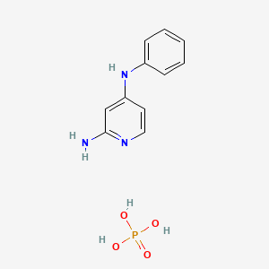 molecular formula C11H14N3O4P B3088253 N4-Phenyl-2,4-pyridinediamine phosphate CAS No. 1184185-05-4