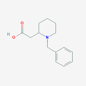 molecular formula C14H19NO2 B3088275 1-苄基-2-哌啶乙酸 CAS No. 1184689-45-9