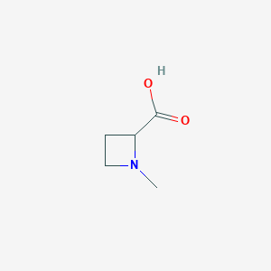 molecular formula C5H9NO2 B3088277 1-Methylazetidine-2-carboxylic acid CAS No. 1184858-90-9