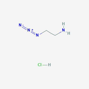 molecular formula C2H7ClN4 B3088314 2-Azidoethan-1-amine hydrochloride CAS No. 118508-67-1