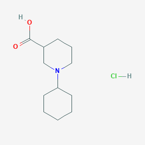 1-Cyclohexylpiperidine-3-carboxylic acid hydrochloride