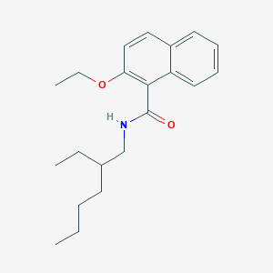 molecular formula C21H29NO2 B308839 2-ethoxy-N-(2-ethylhexyl)-1-naphthamide 
