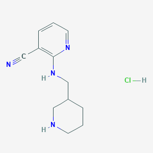 2-[(Piperidin-3-ylmethyl)-amino]-nicotinonitrile hydrochloride