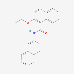 molecular formula C23H19NO2 B308856 2-ethoxy-N-(2-naphthyl)-1-naphthamide 