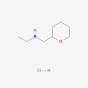 N-(Tetrahydro-2H-pyran-2-ylmethyl)ethanamine hydrochloride