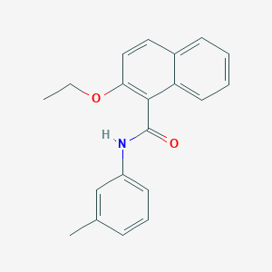 molecular formula C20H19NO2 B308859 2-ethoxy-N-(3-methylphenyl)-1-naphthamide 