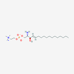 molecular formula C22H47N2O5P B3088592 C17 lysosphingomyelin CAS No. 118540-32-2