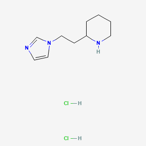 2-[2-(1H-Imidazol-1-yl)ethyl]piperidine dihydrochloride