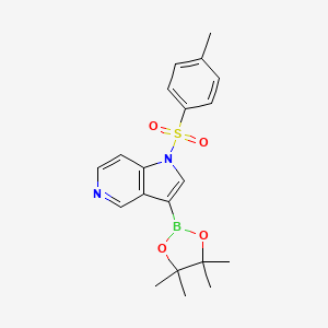3-(4,4,5,5-Tetramethyl-1,3,2-dioxaborolan-2-yl)-1-tosyl-1H-pyrrolo[3,2-c]pyridine