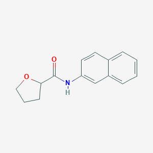 molecular formula C15H15NO2 B308861 N-(2-naphthyl)tetrahydro-2-furancarboxamide 