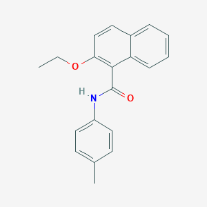 molecular formula C20H19NO2 B308864 2-ethoxy-N-(4-methylphenyl)-1-naphthamide 