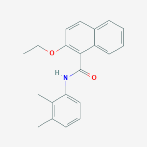molecular formula C21H21NO2 B308867 N-(2,3-dimethylphenyl)-2-ethoxy-1-naphthamide 