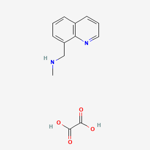 N-methyl-1-(8-quinolinyl)methanamine ethanedioate (2:1)