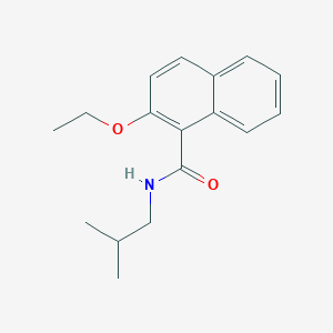 molecular formula C17H21NO2 B308868 2-ethoxy-N-isobutyl-1-naphthamide 