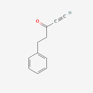 molecular formula C11H10O B3088698 5-Phenylpent-1-yn-3-one CAS No. 118584-91-1