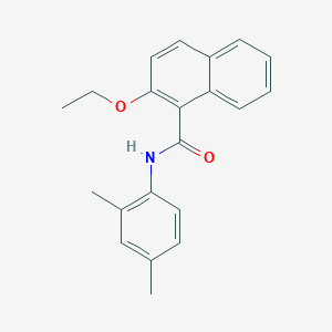 molecular formula C21H21NO2 B308870 N-(2,4-dimethylphenyl)-2-ethoxy-1-naphthamide 