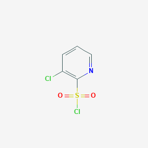 molecular formula C5H3Cl2NO2S B3088703 3-Chloropyridine-2-sulfonyl chloride CAS No. 1186049-79-5
