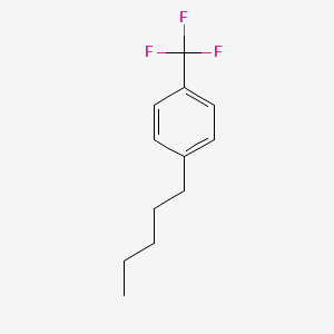 molecular formula C12H15F3 B3088718 1-Pentyl-4-(trifluoromethyl)benzene CAS No. 1186195-07-2