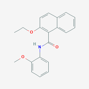 molecular formula C20H19NO3 B308872 2-ethoxy-N-(2-methoxyphenyl)-1-naphthamide 