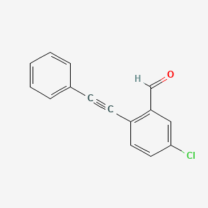 5-Chloro-2-(phenylethynyl)benzaldehyde