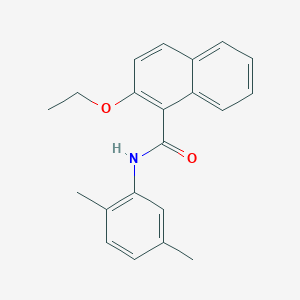 molecular formula C21H21NO2 B308875 N-(2,5-dimethylphenyl)-2-ethoxy-1-naphthamide 