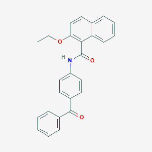 N-(4-benzoylphenyl)-2-ethoxy-1-naphthamide