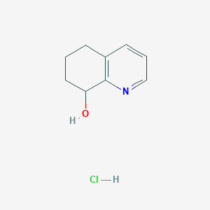 molecular formula C9H12ClNO B3088817 8-羟基-5,6,7,8-四氢喹啉盐酸盐 CAS No. 1186663-25-1