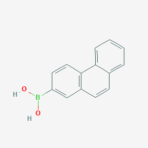 molecular formula C14H11BO2 B3088988 2-菲咯烷基硼酸 CAS No. 1188094-10-1