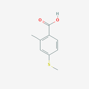 molecular formula C9H10O2S B3089075 2-Methyl-4-(methylthio)benzoic acid CAS No. 118939-08-5