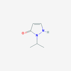 molecular formula C6H10N2O B3089084 1-isopropyl-1H-pyrazol-5-ol CAS No. 118939-52-9