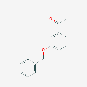 molecular formula C16H16O2 B030891 1-(3-(苯氧基)苯基)丙酮 CAS No. 37951-47-6