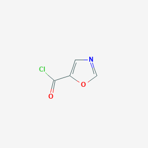 molecular formula C4H2ClNO2 B3089130 1,3-Oxazole-5-carbonyl chloride CAS No. 118994-91-5