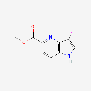 methyl 3-iodo-1H-pyrrolo[3,2-b]pyridine-5-carboxylate
