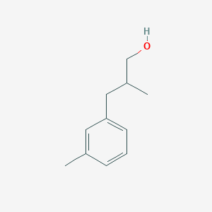 molecular formula C11H16O B3089245 2-Methyl-3-(3-methylphenyl)propan-1-ol CAS No. 119052-84-5
