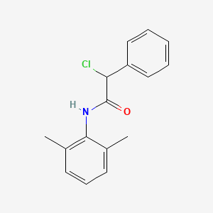 molecular formula C16H16ClNO B3089252 2-chloro-N-(2,6-dimethylphenyl)-2-phenylacetamide CAS No. 119053-73-5