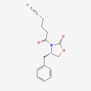 (4S)-4-benzyl-3-hex-5-ynoyl-1,3-oxazolidin-2-one