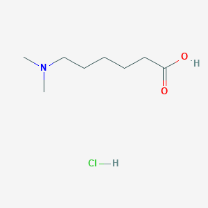 molecular formula C8H18ClNO2 B3089280 6-(Dimethylamino)hexanoic acid hydrochloride CAS No. 1191-27-1